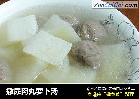 撒尿肉丸萝卜汤