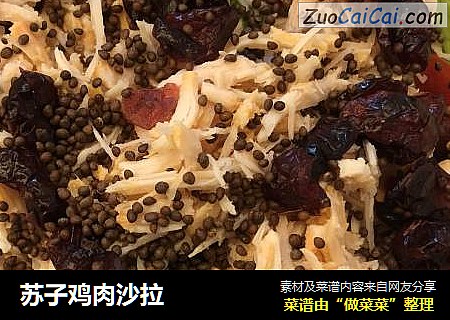 苏子鸡肉沙拉