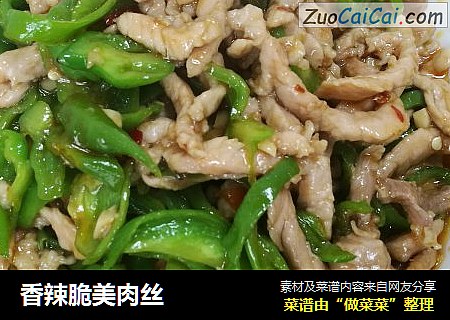 香辣脆美肉丝