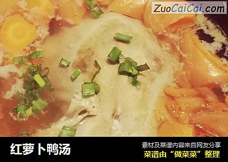 红萝卜鸭汤