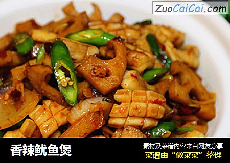 香辣鱿鱼煲
