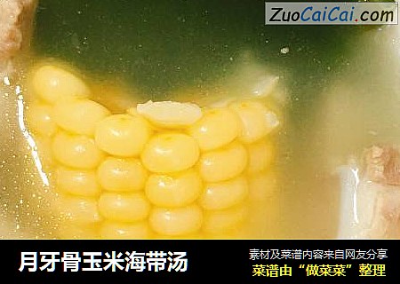 月牙骨玉米海带汤