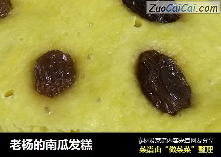 老杨的南瓜发糕