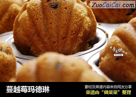 蔓越莓玛德琳