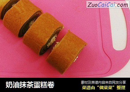 奶油抹茶蛋糕卷
