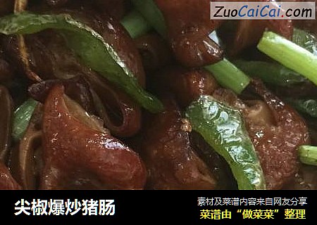 尖椒爆炒猪肠