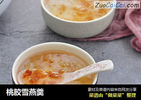 桃胶雪燕羹