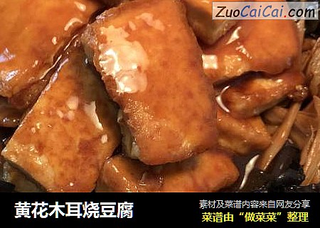 黄花木耳烧豆腐