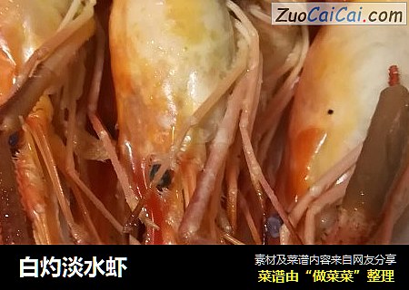 白灼淡水虾