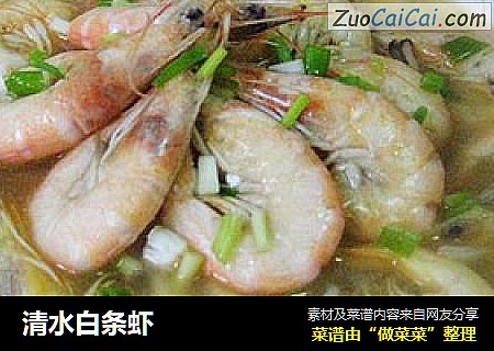 清水白条虾