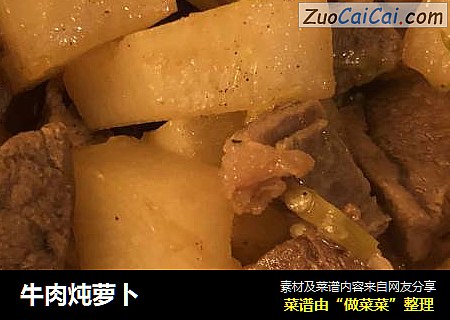 牛肉炖萝卜