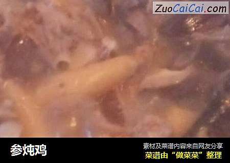 参炖鸡