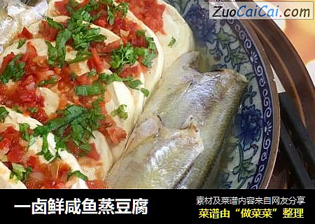 一卤鲜咸鱼蒸豆腐