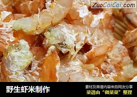 野生虾米制作