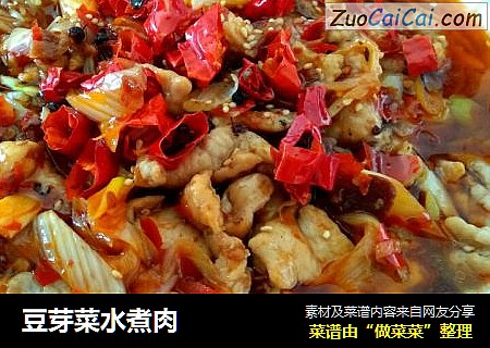 豆芽菜水煮肉