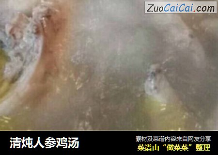 清炖人参鸡汤