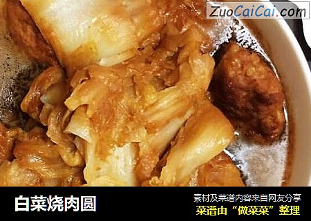 白菜烧肉圆