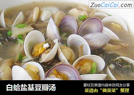 白蛤盐基豆瓣汤