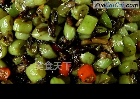 橄榄菜炒四季豆
