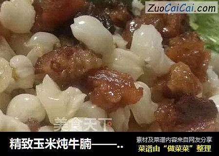 精致玉米炖牛腩——开芯苞谷
