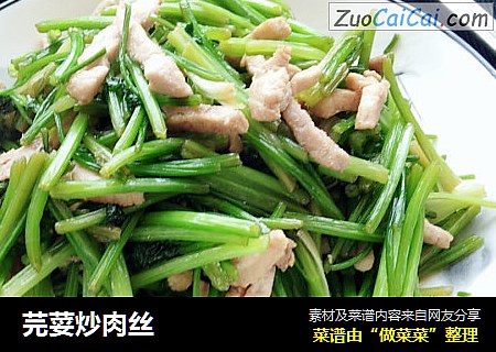 芫荽炒肉丝