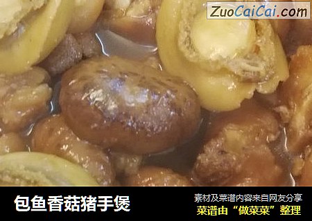 包鱼香菇猪手煲