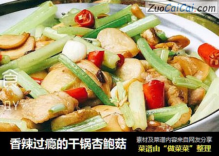 香辣过瘾的干锅杏鲍菇