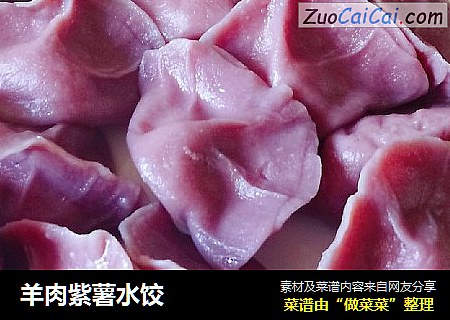 羊肉紫薯水饺