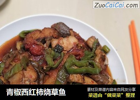 青椒西红柿烧草鱼