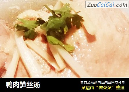 鸭肉笋丝汤