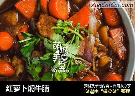 红萝卜焖牛腩