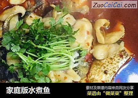 家庭版水煮鱼