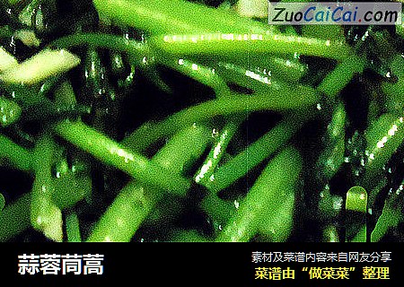 蒜蓉茼蒿