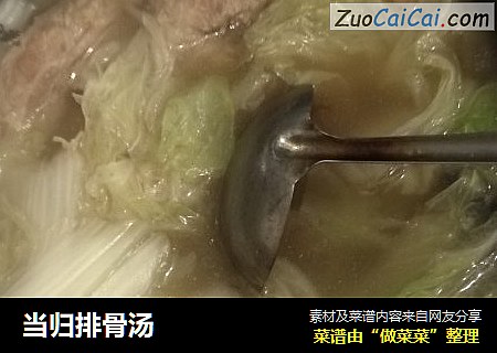 当归排骨汤