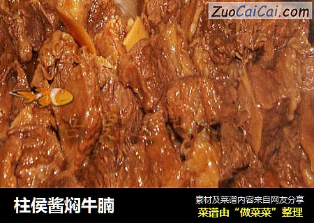 柱侯酱焖牛腩