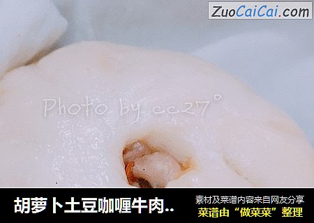 胡萝卜土豆咖喱牛肉包子