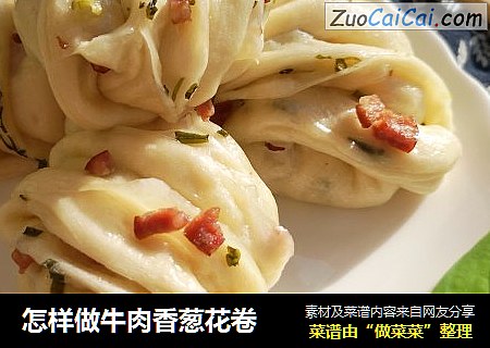 怎样做牛肉香葱花卷