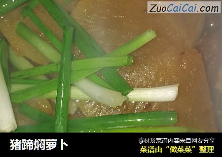 猪蹄焖萝卜