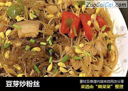 豆芽炒粉丝