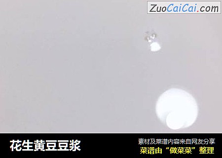 花生黄豆豆浆