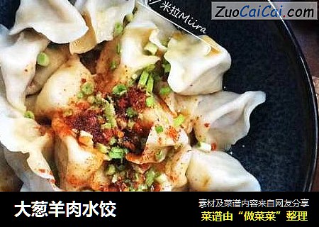 大葱羊肉水饺