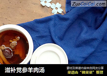 滋补党参羊肉汤