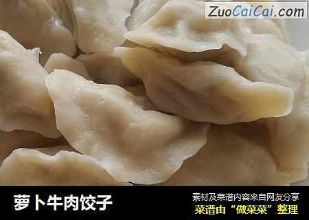 萝卜牛肉饺子