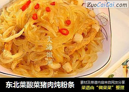 东北菜酸菜猪肉炖粉条