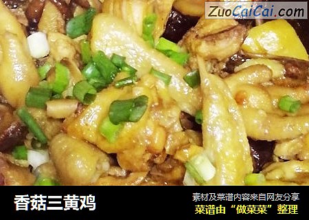 香菇三黄鸡