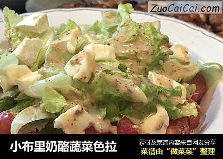 小布里奶酪蔬菜色拉