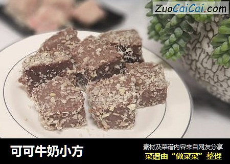可可牛奶小方