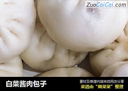 白菜酱肉包子