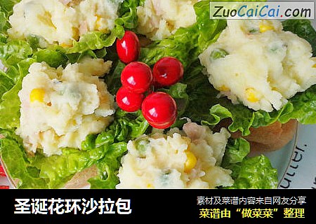 圣诞花环沙拉包