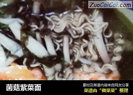 菌菇紫菜面